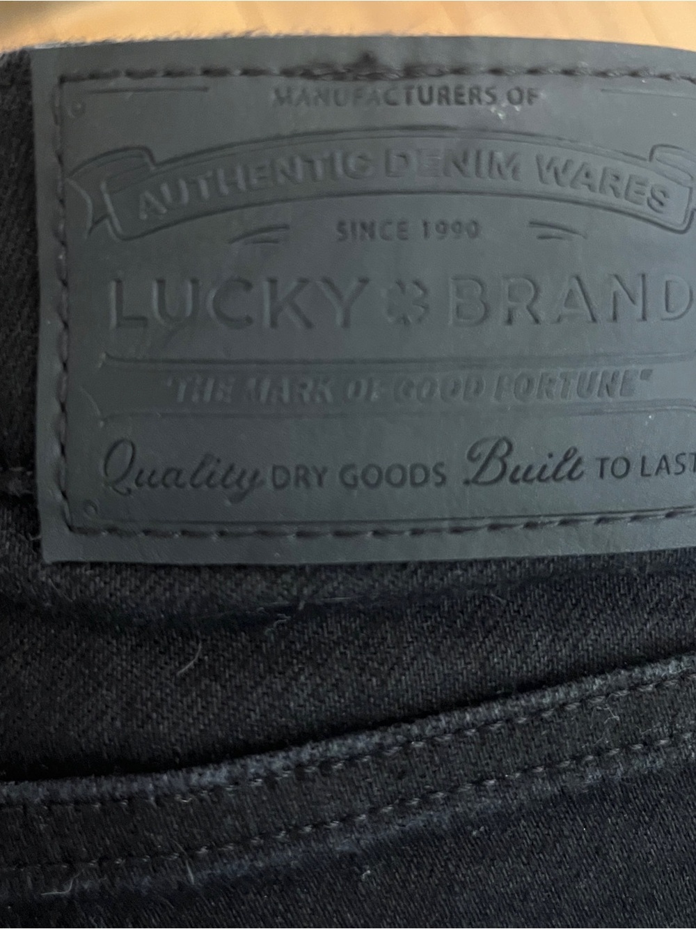 Lucky Brand Slim Fit Black Denim Jeans